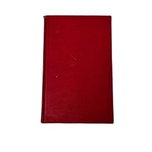 Antique 1915 Vilette by Charlotte Brontë Signed Red Hardcover Book Collectible
